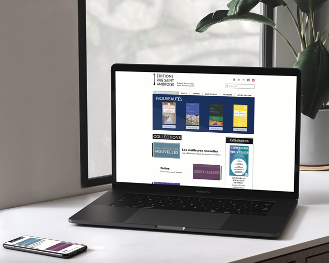Site web des Editions Rue Saint Ambroise